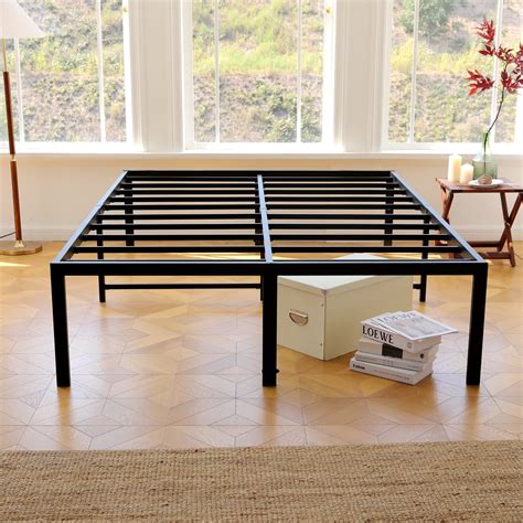 best metal bed frame for box spring|sturdiest metal bed frame.